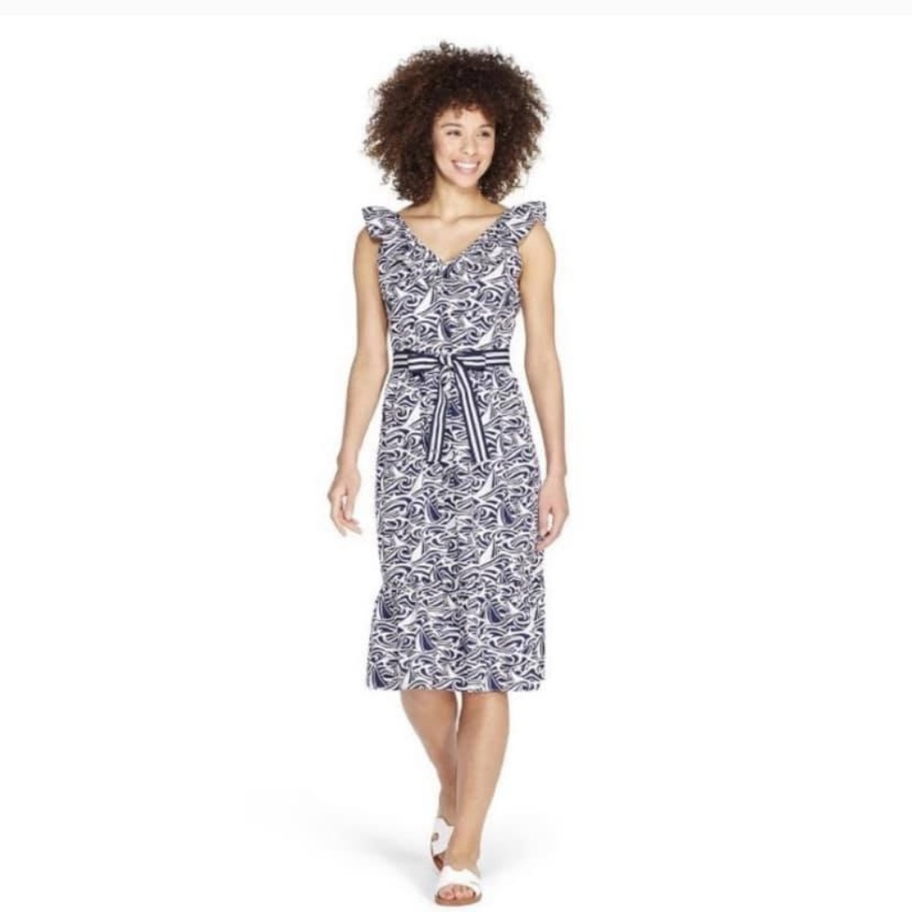 Vineyard Vines for Target Navy White Dress New